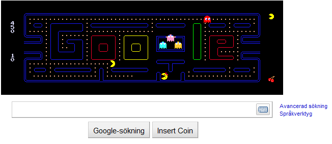 Google Doodle Pac-Man spel